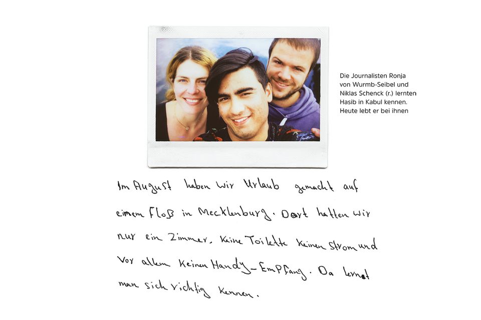 Hasib, Ronja von Wurmb-Seibel und Niklas Schenck