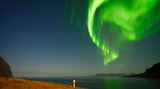 Insel Arnøy, Nordlichter