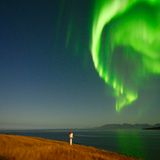 Insel Arnøy, Nordlichter