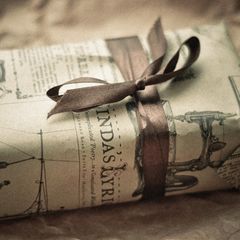 Geschenk nachhaltig verpackt