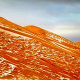 Schneefall, Sahara