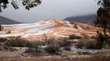 Schneefall, Sahara