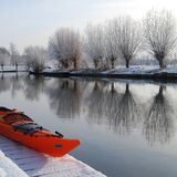 Kajaktour auf der Spree im Winter