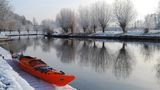 Kajaktour auf der Spree im Winter