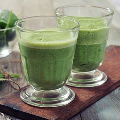 Grüner Apfel-Spinat Smoothie