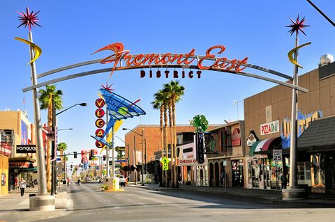 downtown Las Vegas