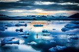 Gletscherlagune Jökulsarlon, Island
