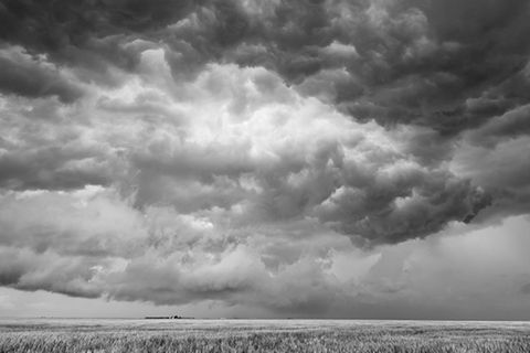 Stürmischer Himmel im Zeitraffer-Video