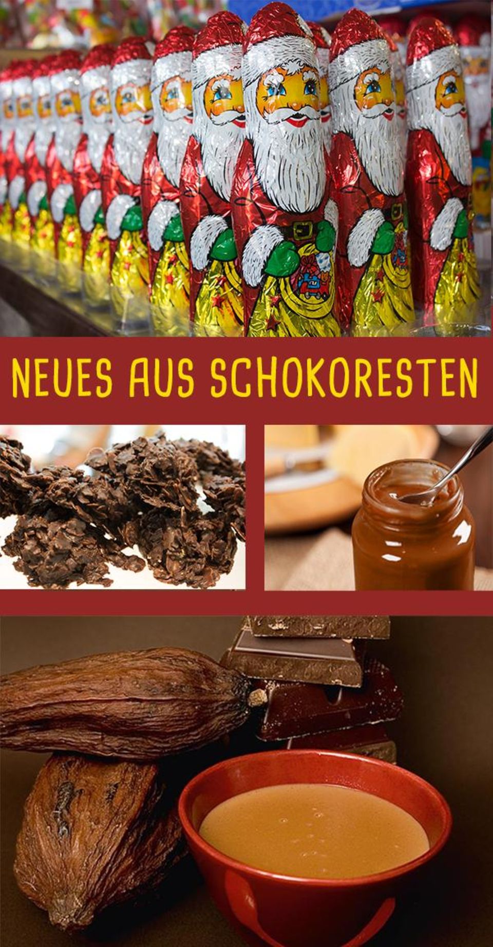Schokoladenreste wiederverwerten