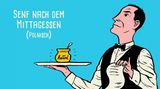 Senf nach dem Mittagessen