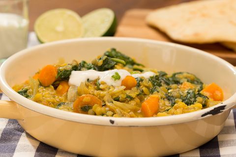 Linsen-Spinat-Curry