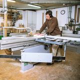 Schlittenbau in der Werkstatt