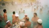 Martin Parr / Szechenyi thermal baths, Budapest, Hungary, 1997