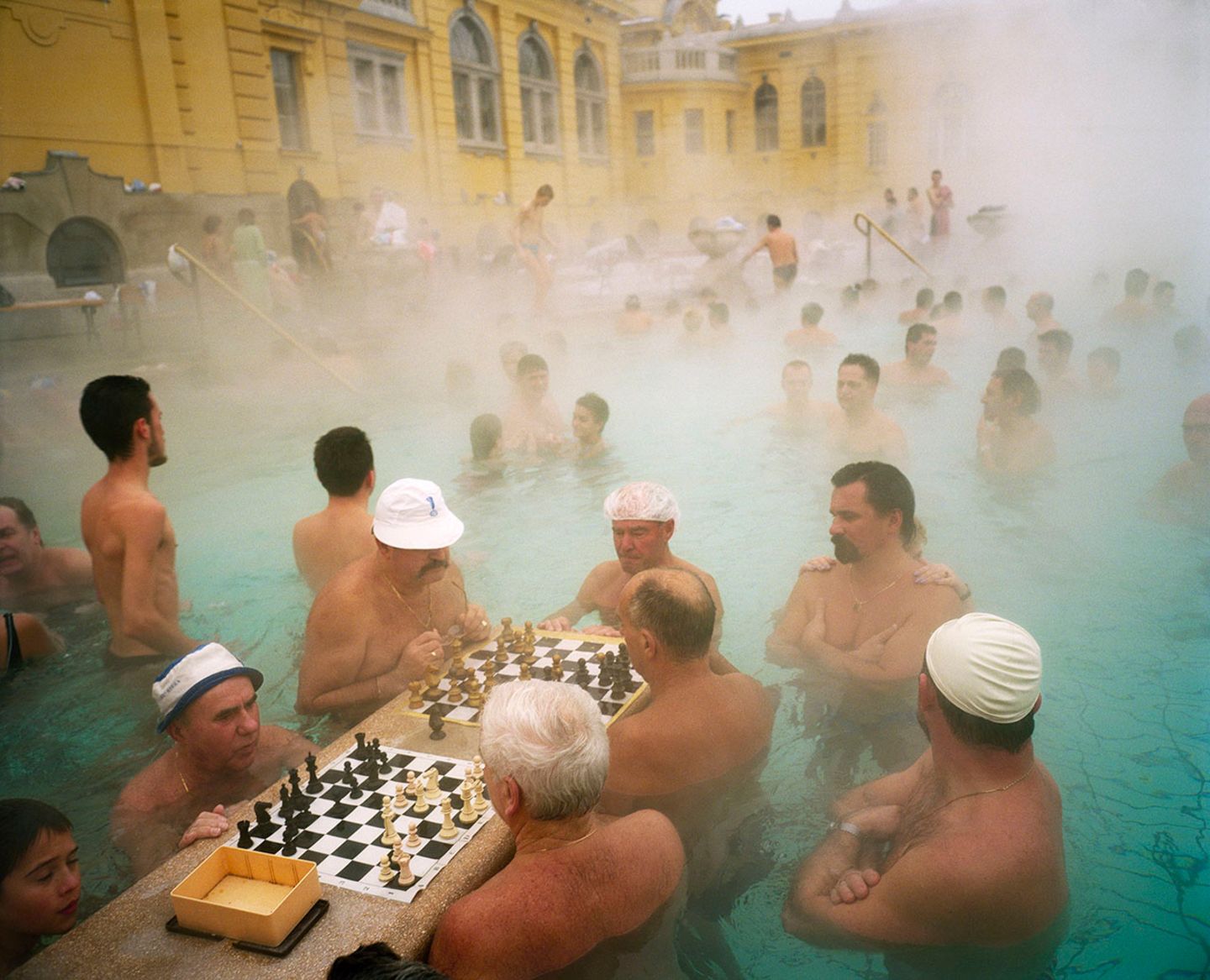 Martin Parr / Szechenyi thermal baths, Budapest, Hungary, 1997