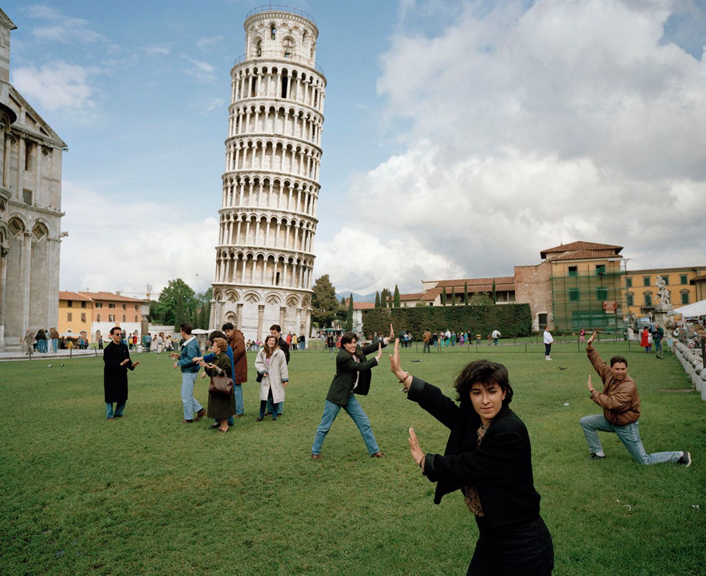 Martin Parr / The Leaning Tower of Pisa, Italy, 1990