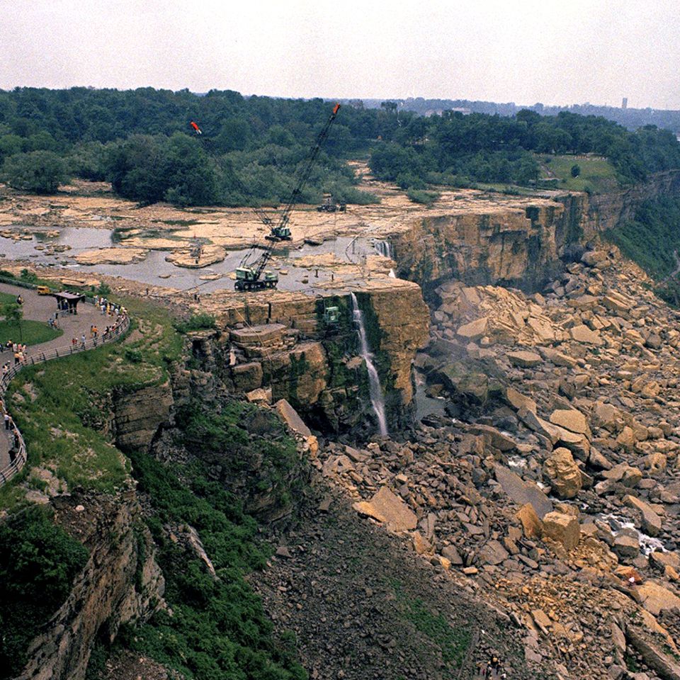 Niagarafälle, trocken, 1969