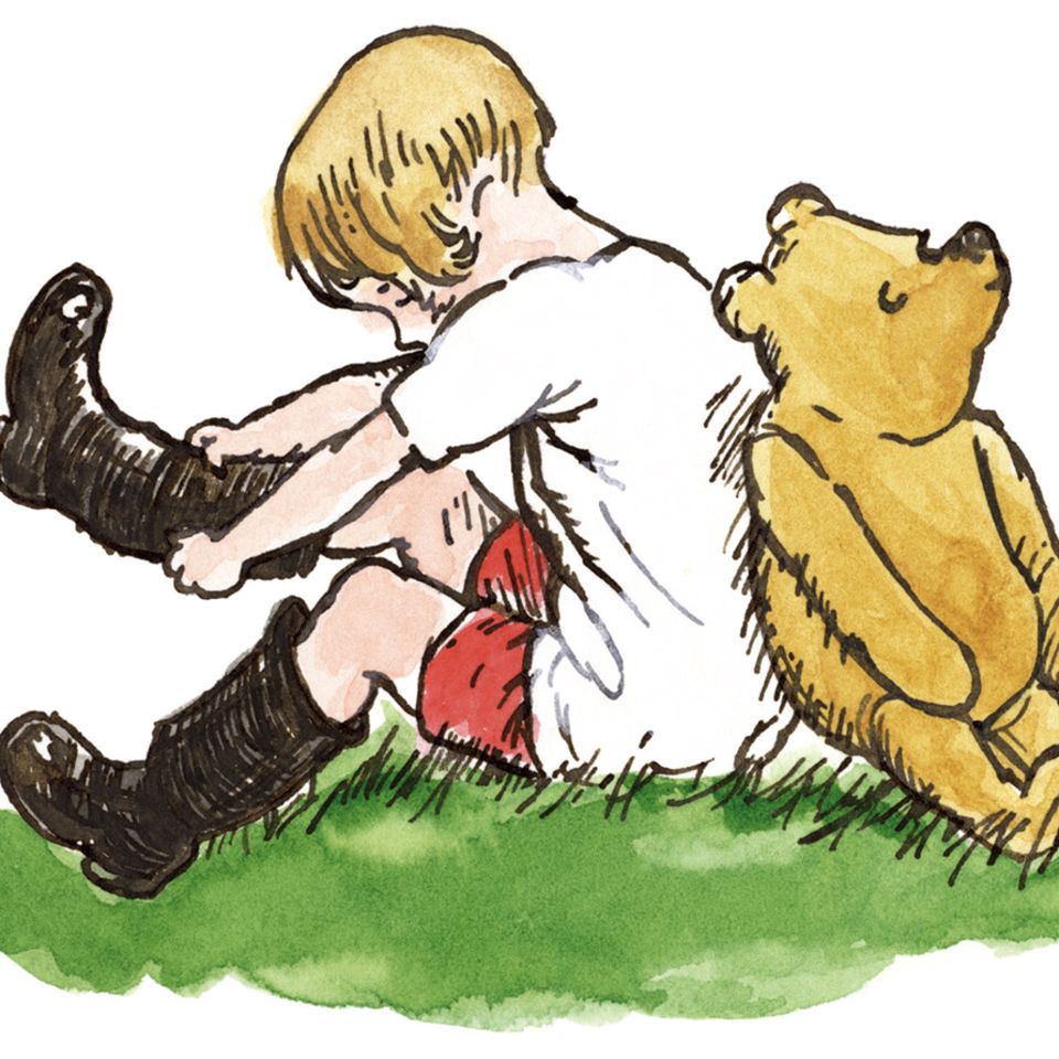 Christopher Robin und Pu Bär