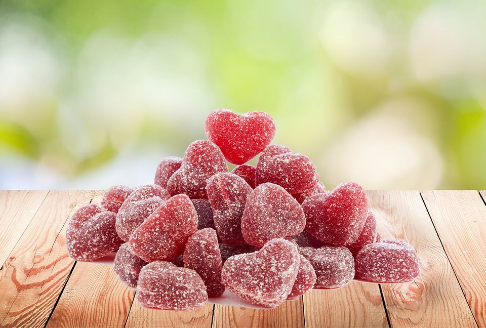 Fruchtgummi Herzen Fruchtgummi Herzen