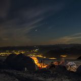 Iglus bei Nacht