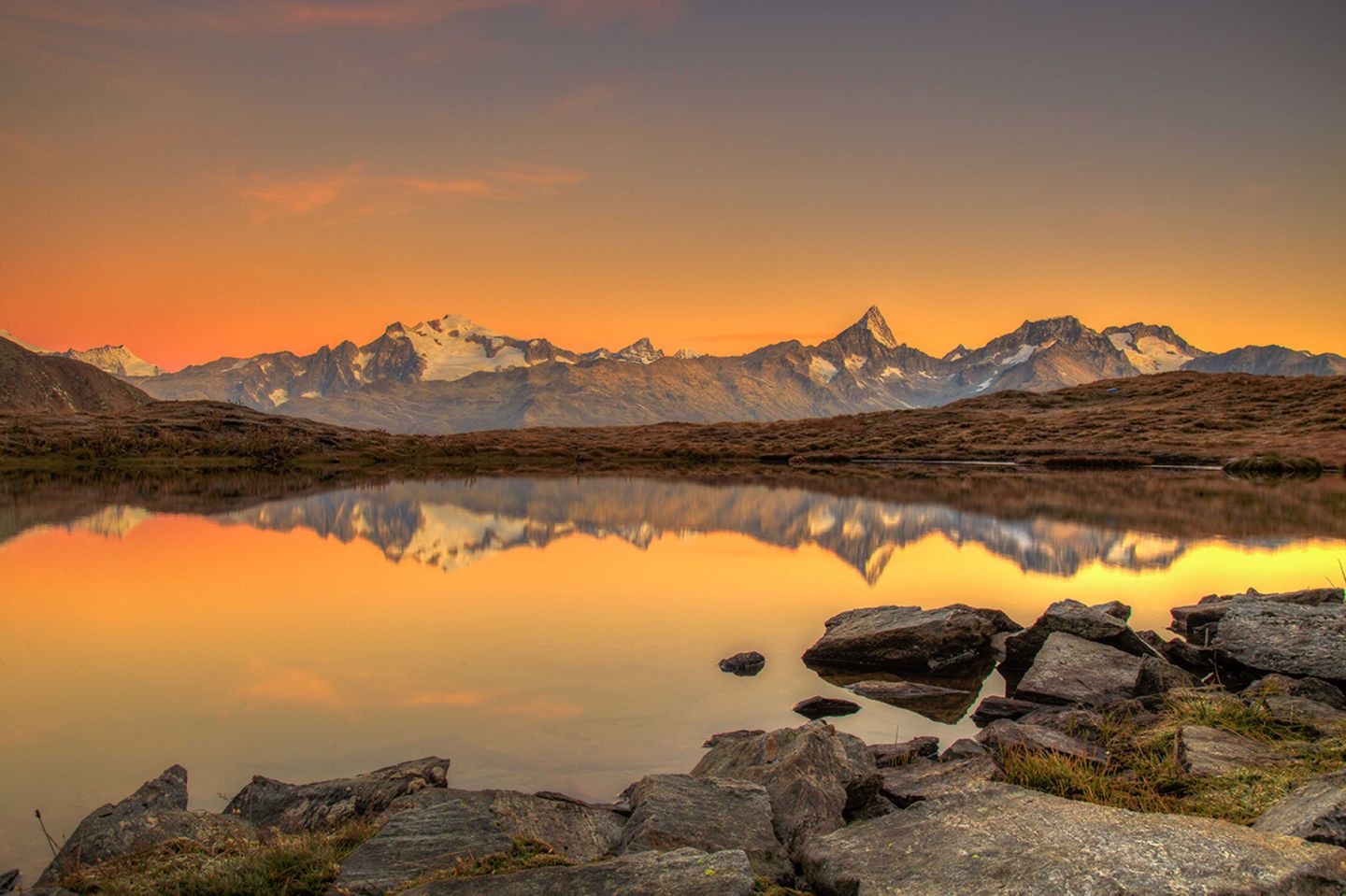 Bidmersee, Goms, Schweiz