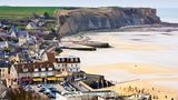 Ein Landungsstrand der Alliierten in der Normandie