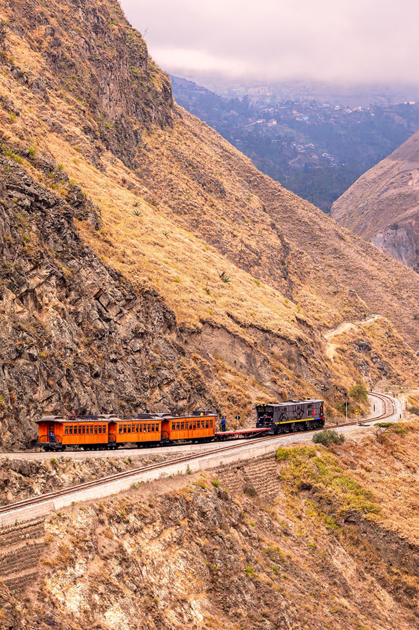 Ecuador, transandische Eisenbahn
