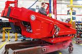 Drehgestell eines Feuerwehrautos