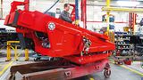 Drehgestell eines Feuerwehrautos