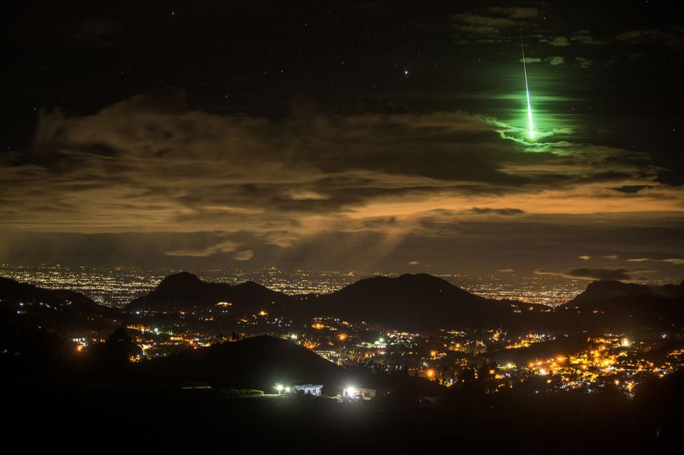 Grüner Meteor
