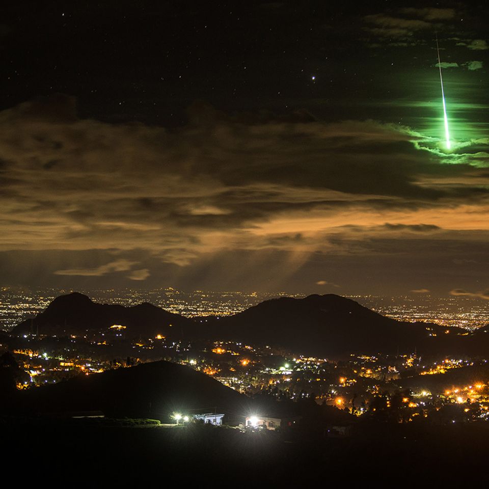 Grüner Meteor
