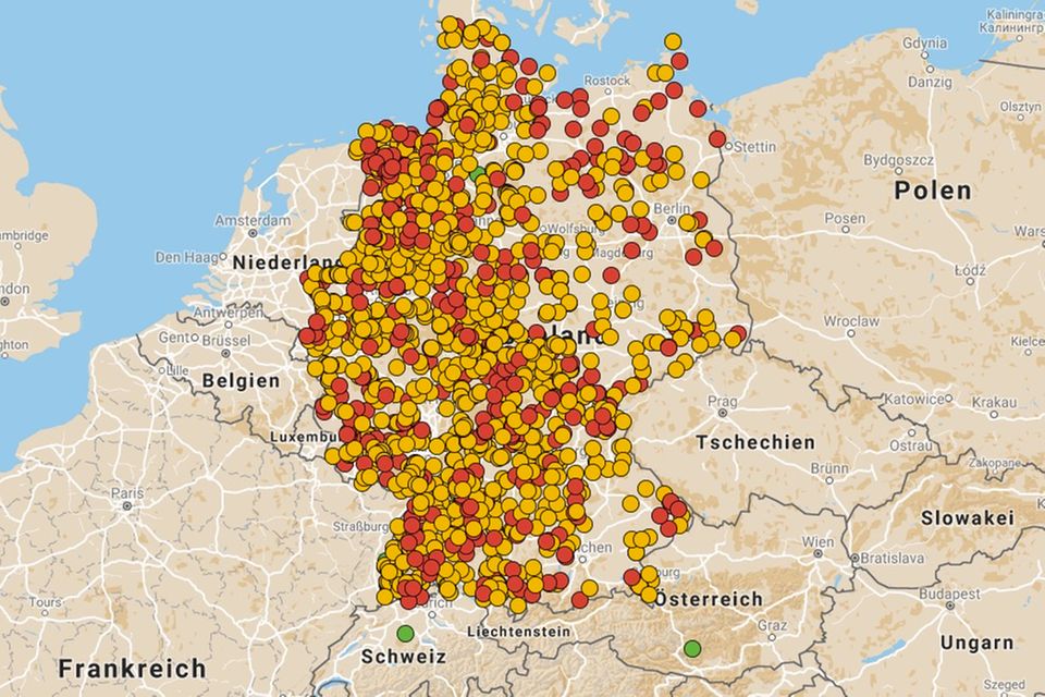 Stellplatzkarte Deutschlnd