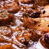 Alkohol verkocht beim Kochen