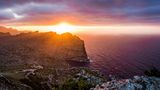 Sonnenuntergang im Norden von Mallorca