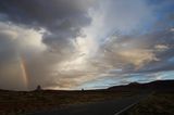 Hwy bei Kayenta, nahe Monument Valley, Arizona, Roadtrip, Coast to Coast, USA