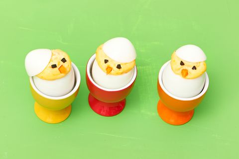 Eier Küken zu Ostern