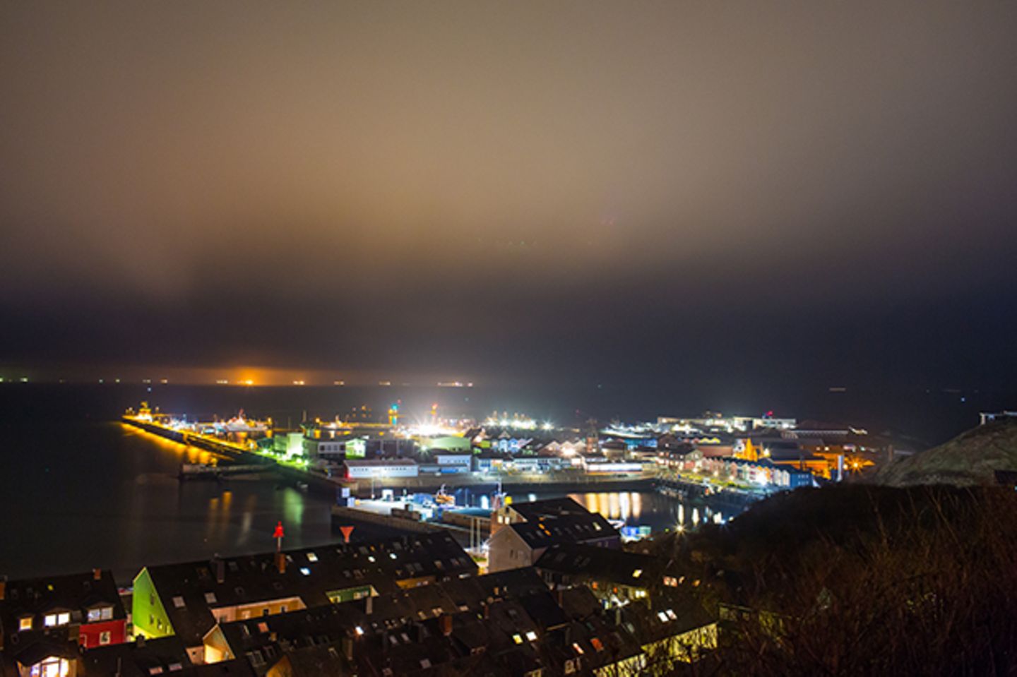 Insel-Leuchten: Stimmungsvolles Abendlicht auf Helgoland