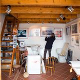 Klein aber oho: Die Hummerbude 36 auf Helgoland gilt als eine der kleinsten Galerien Deutschlands