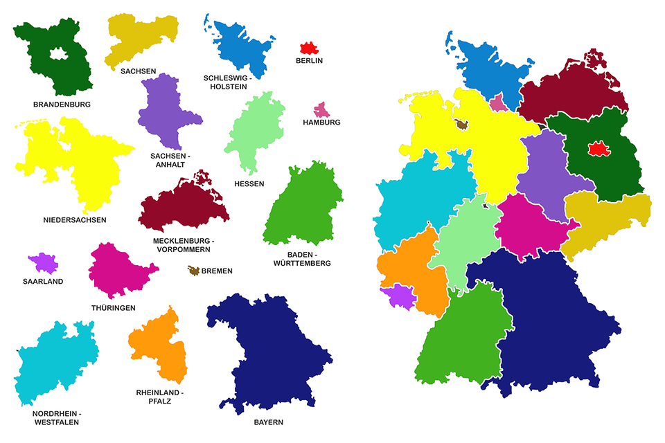 Bundesländer Deutschlands