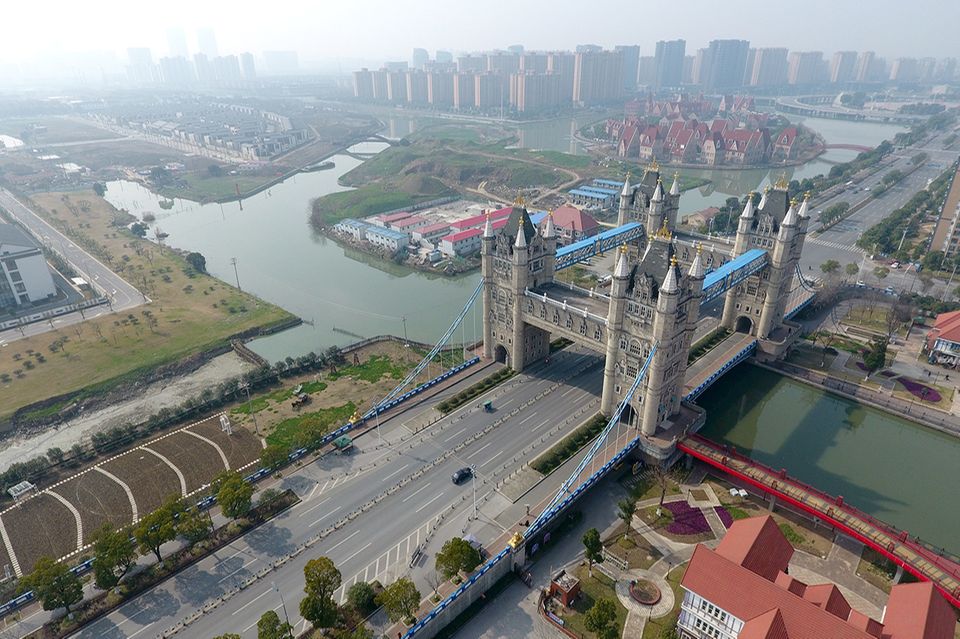 London Tower Bridge In Suzhou, China