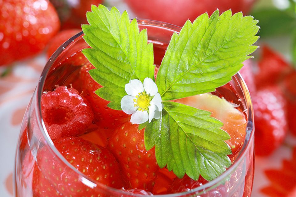 Erdbeer Eistee