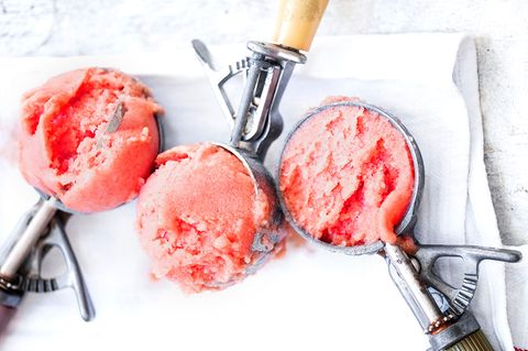 Blutorangen-Sorbet