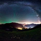 Wipptal mit Milchstraße