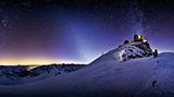 Der Hohe Sonnblick im Zodiakallicht