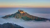 usblick vom Zeller Horn auf Burg Hohenzollern