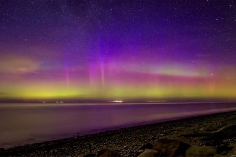 Polarlichter über Fehmarn