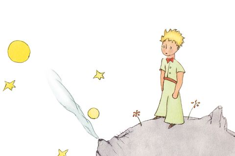 Der kleine Prinz auf dem Mond