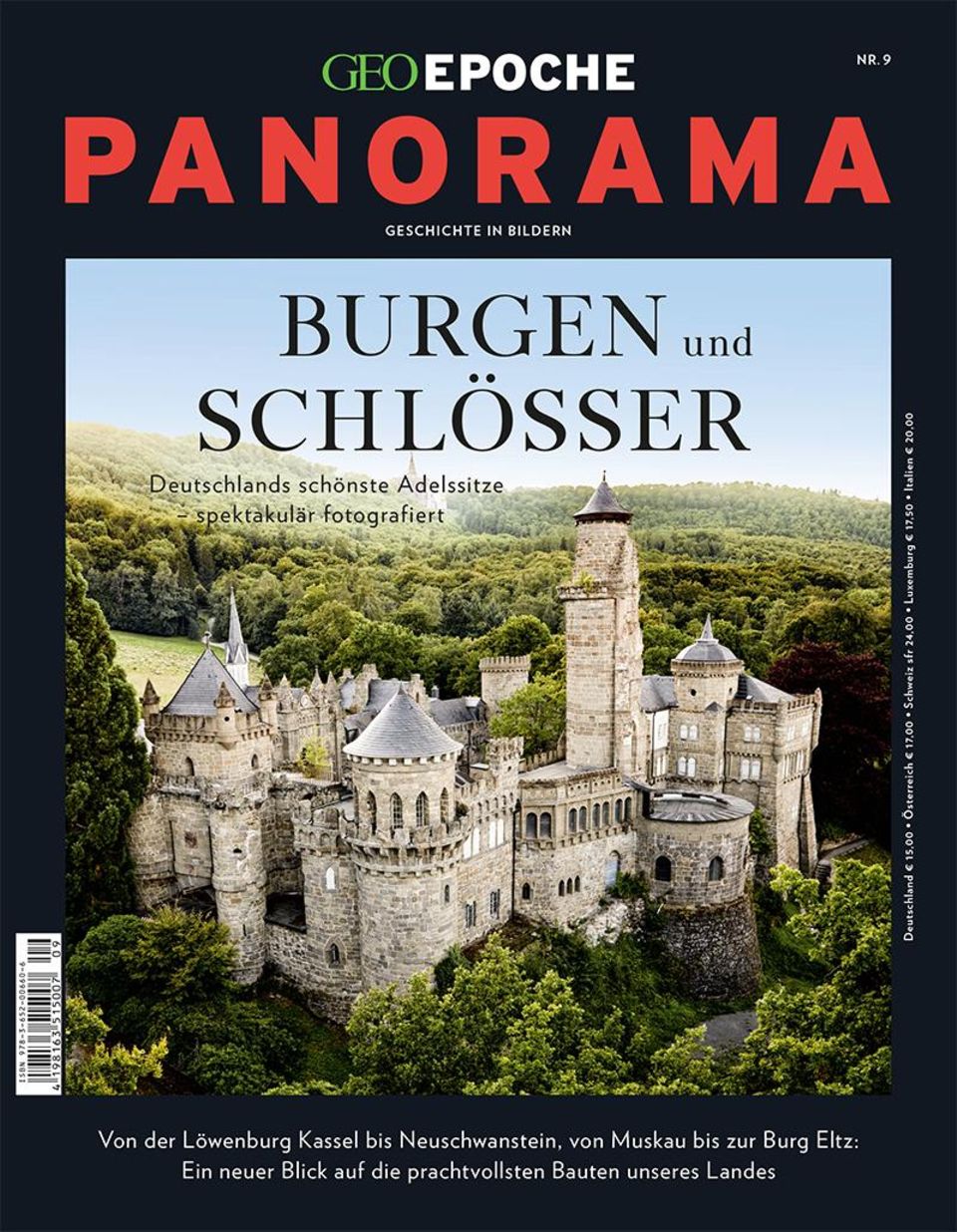 Kassel: Scheinbar über Jahrhunderte verfallene Gebäudeteile wie die Türme in der Südwestecke der Löwenburg (u.r.) sind von den Architekten gleich als Ruinen geplant worden - das sollte ein ehrwürdiges Alter des Gemäuers suggerieren