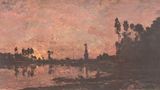 Sonnenuntergang über der Oise - 1865