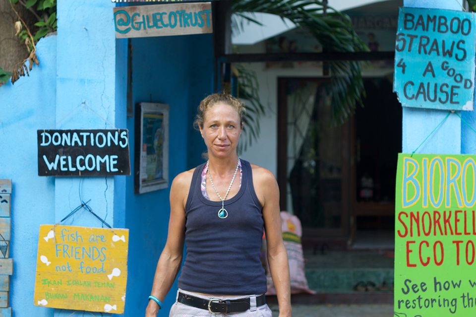 Delphine Robbe auf den Gili Islands