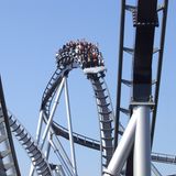 Der Silvester Star Achterbahn im Europa Park